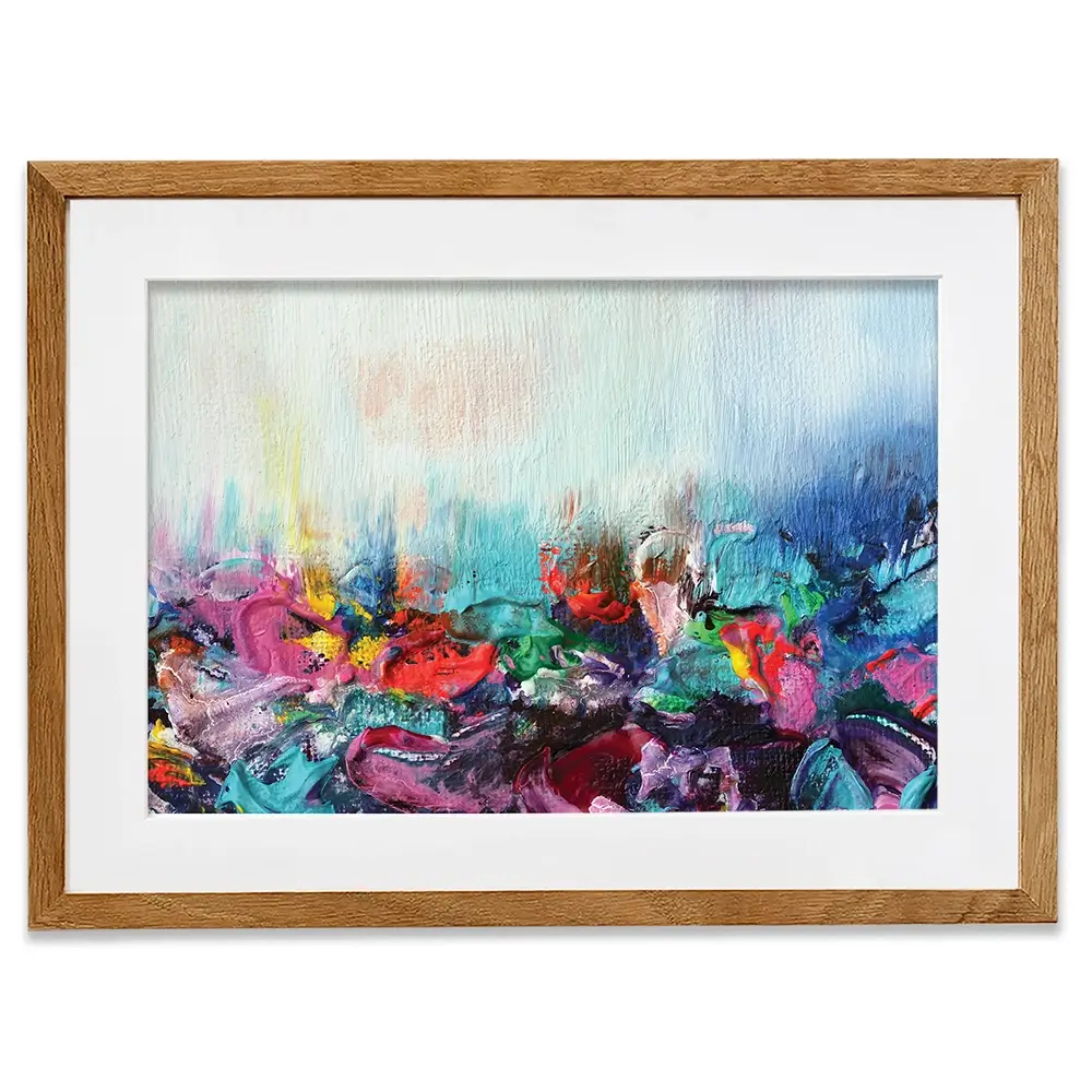 Rainbow Smear Framed Art Print Rainbow Smear Framed Art Print wall art product Rudchenko Liliia / Shutterstock