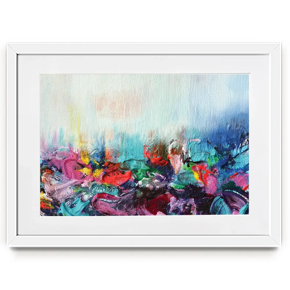 Rainbow Smear Framed Art Print Rainbow Smear Framed Art Print wall art product Rudchenko Liliia / Shutterstock