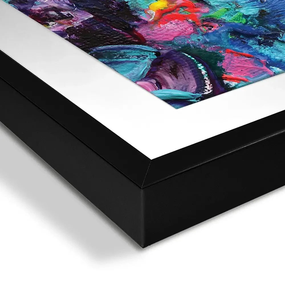 Rainbow Smear Framed Art Print Rainbow Smear Framed Art Print wall art product Rudchenko Liliia / Shutterstock