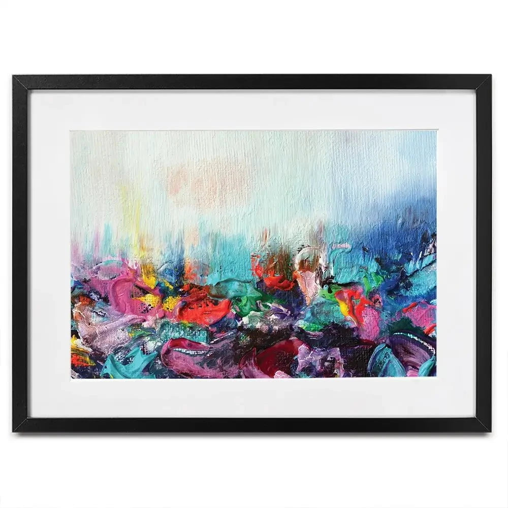 Rainbow Smear Framed Art Print Rainbow Smear Framed Art Print wall art product Rudchenko Liliia / Shutterstock