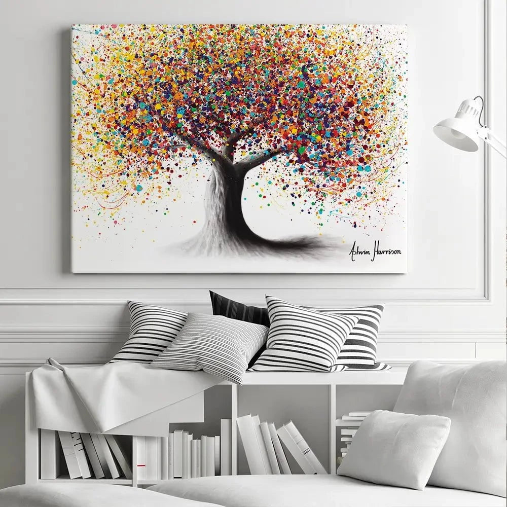 Rainbow Soul Tree Canvas Print Rainbow Soul Tree Canvas Print | Rainbow Soul Tree Artwork | Tree Art wall art product Ashvin Harrison