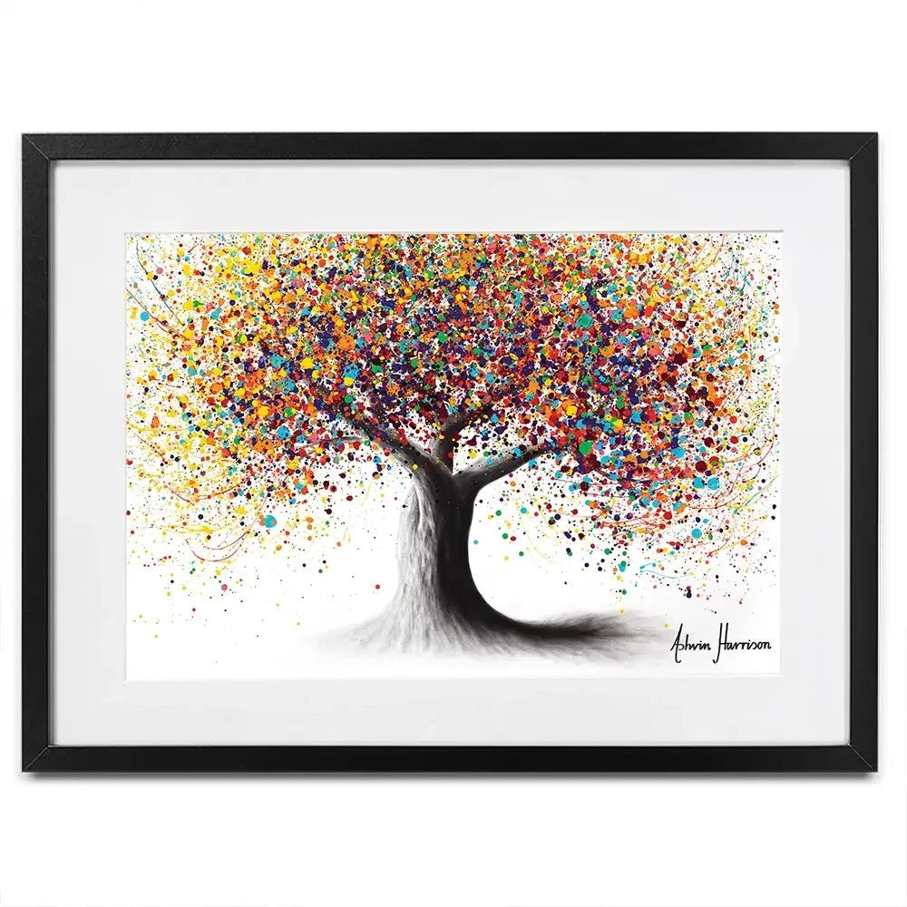 Rainbow Soul Tree Framed Art Print Rainbow Soul Tree Framed Art Print | Rainbow Soul Tree Artwork wall art product Ashvin Harrison