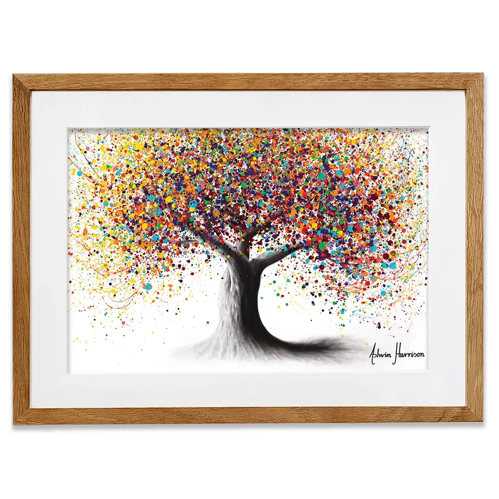Rainbow Soul Tree Framed Art Print Rainbow Soul Tree Framed Art Print | Rainbow Soul Tree Artwork wall art product Ashvin Harrison