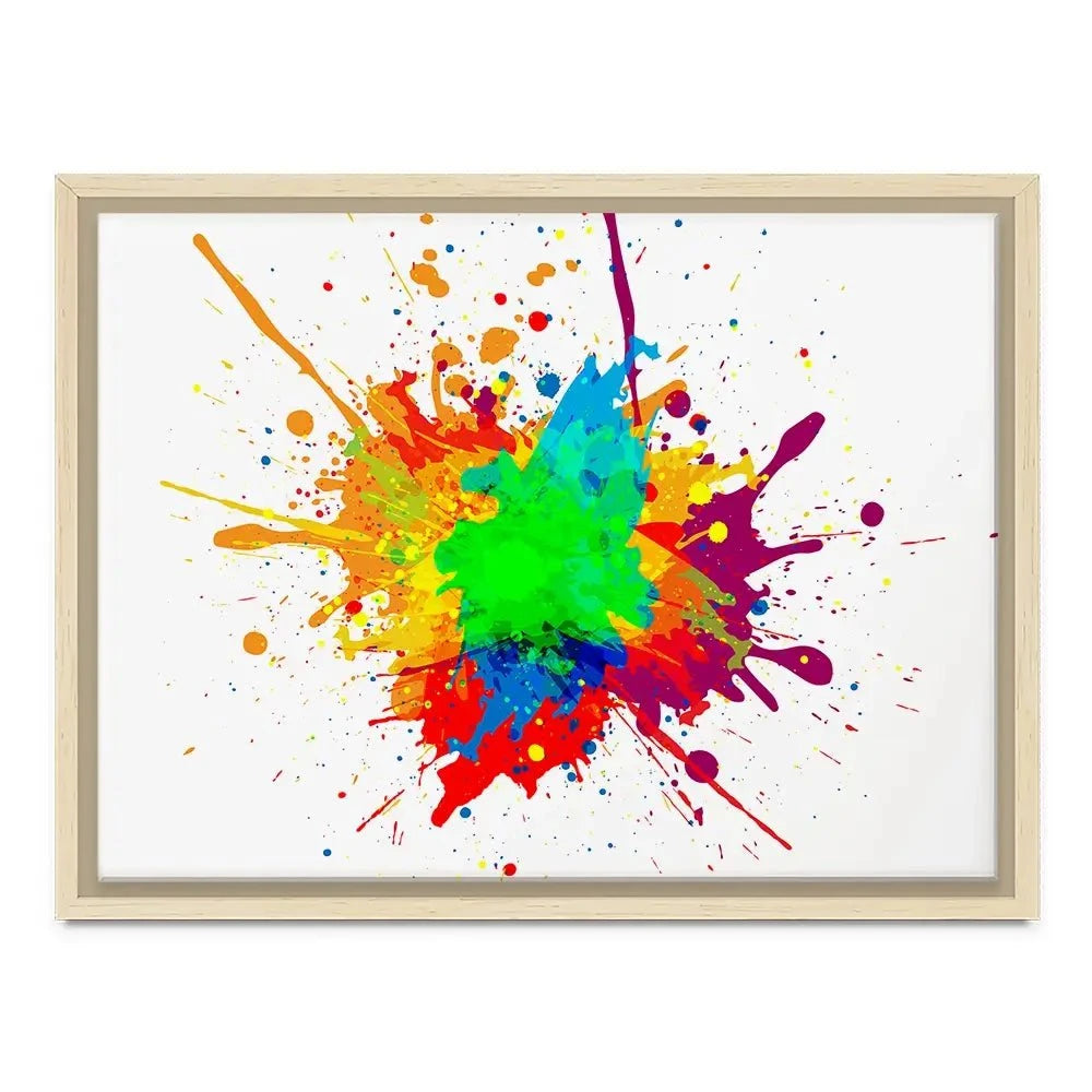 Rainbow Splash Canvas Print Rainbow Splash Canvas Print wall art product Mrspopman1985 / Shutterstock