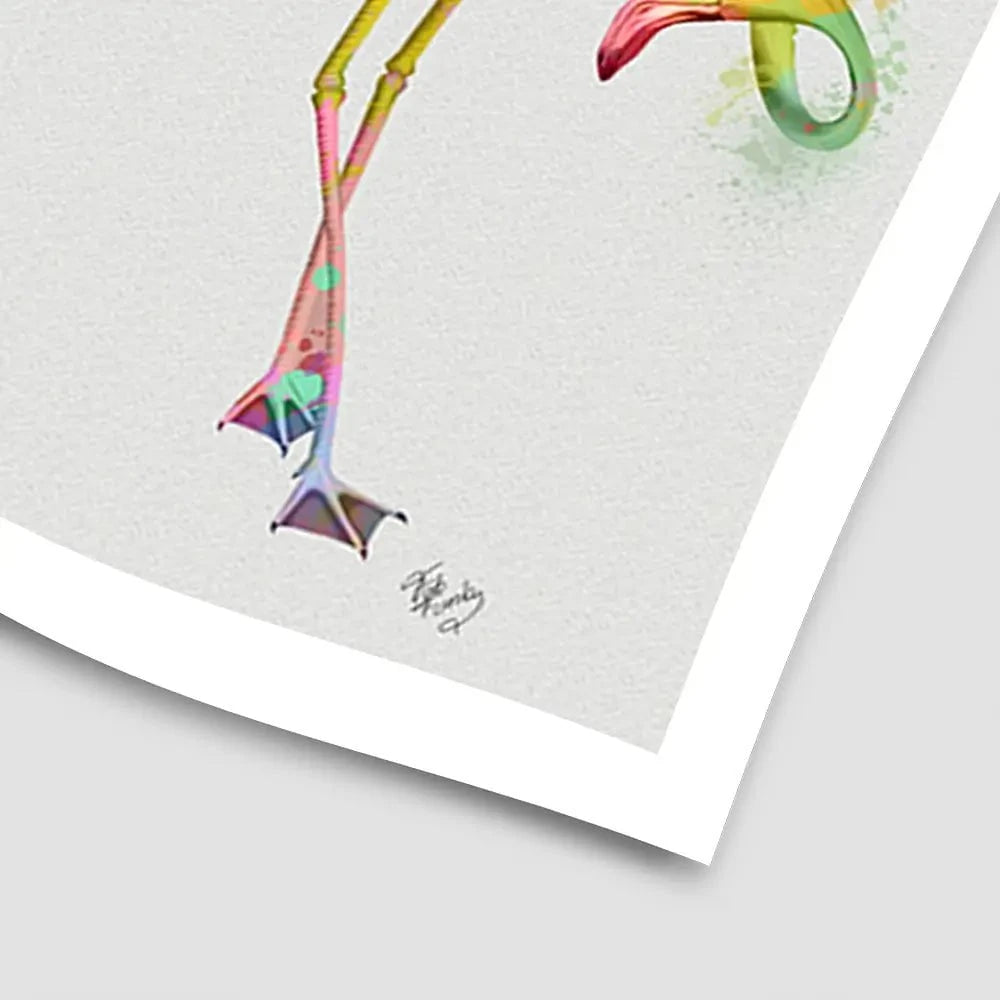 Rainbow Splash Cocktail Party Art Print Rainbow Splash Cocktail Party Art Print wall art product Fab Funky