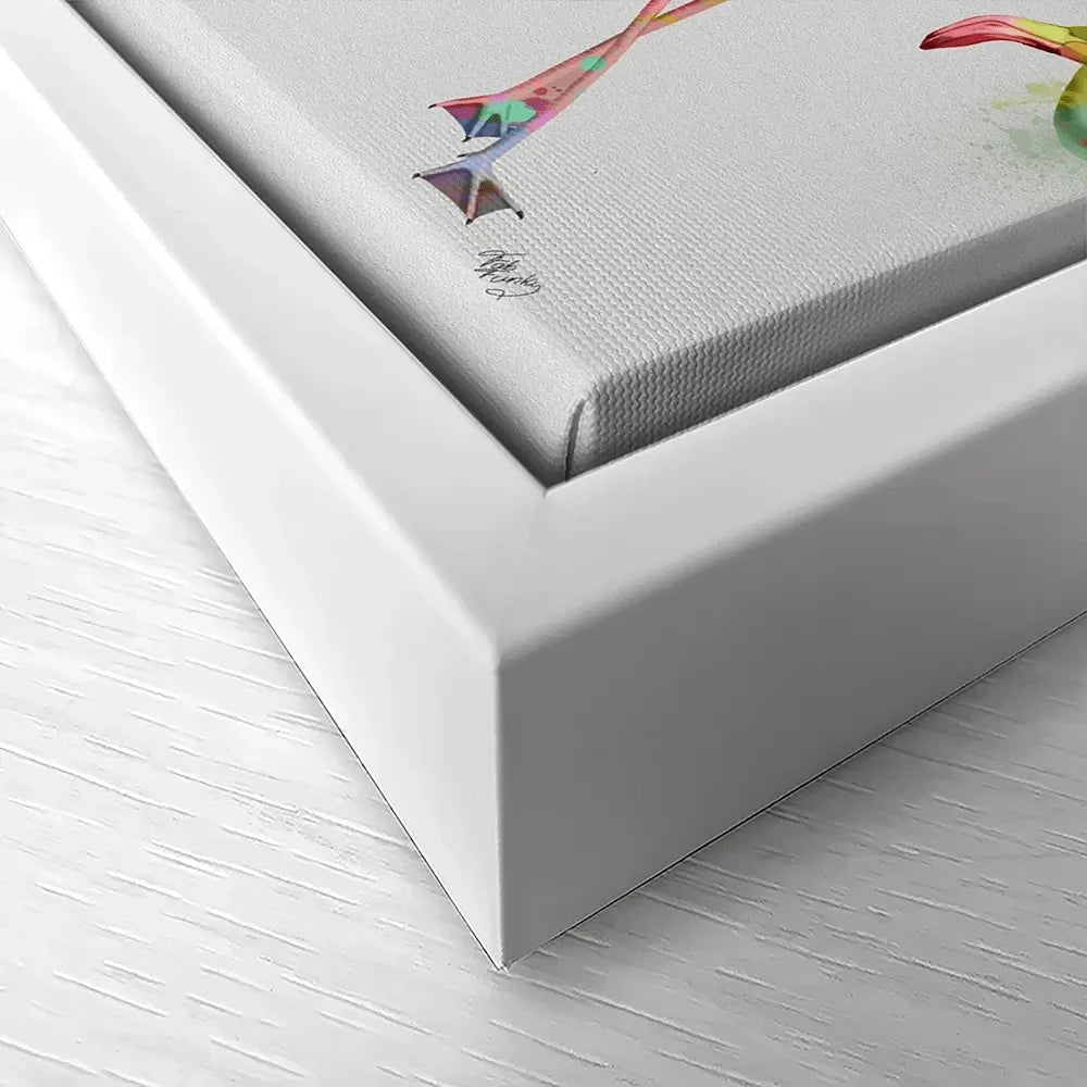 Rainbow Splash Cocktail Party Canvas Print Rainbow Splash Cocktail Party Canvas Print wall art product Fab Funky