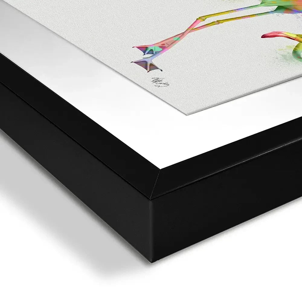 Rainbow Splash Cocktail Party Framed Art Print Rainbow Splash Cocktail Party Framed Art Print wall art product Fab Funky