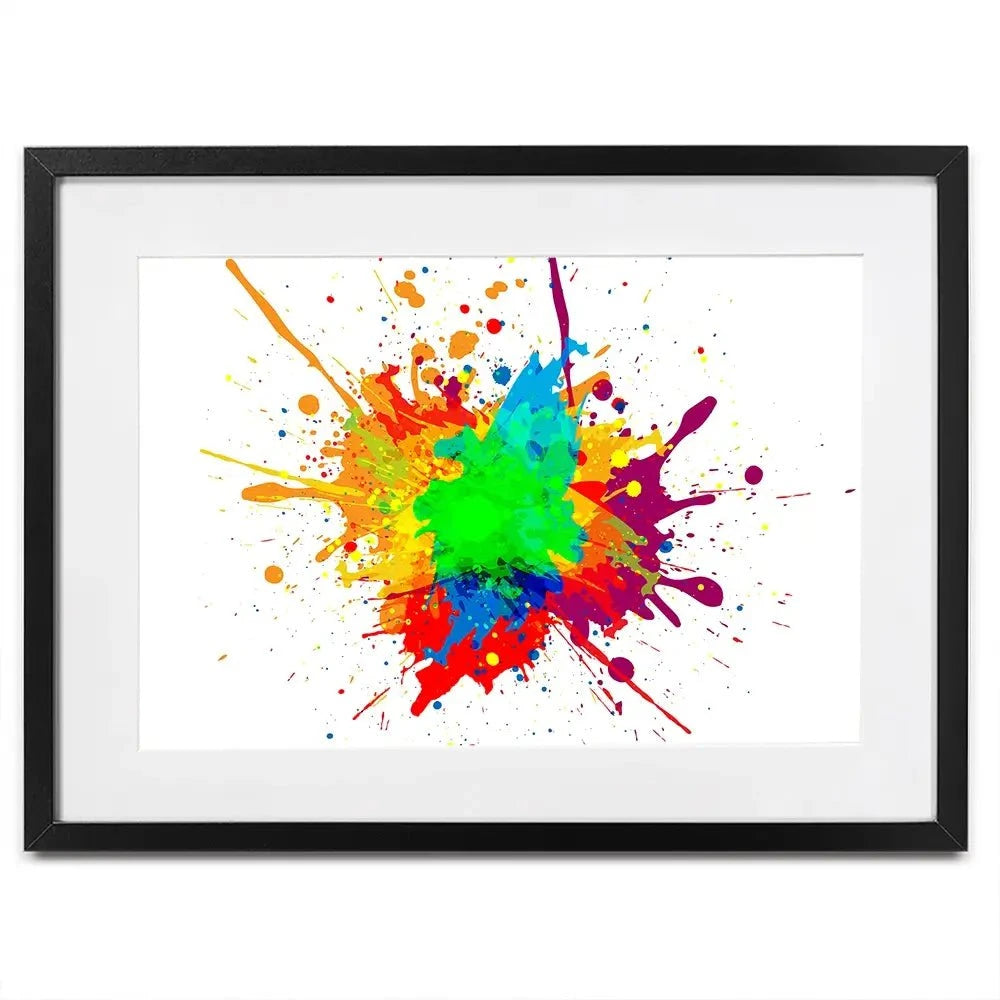 Rainbow Splash Framed Art Print Rainbow Splash Framed Art Print wall art product Mrspopman1985 / Shutterstock