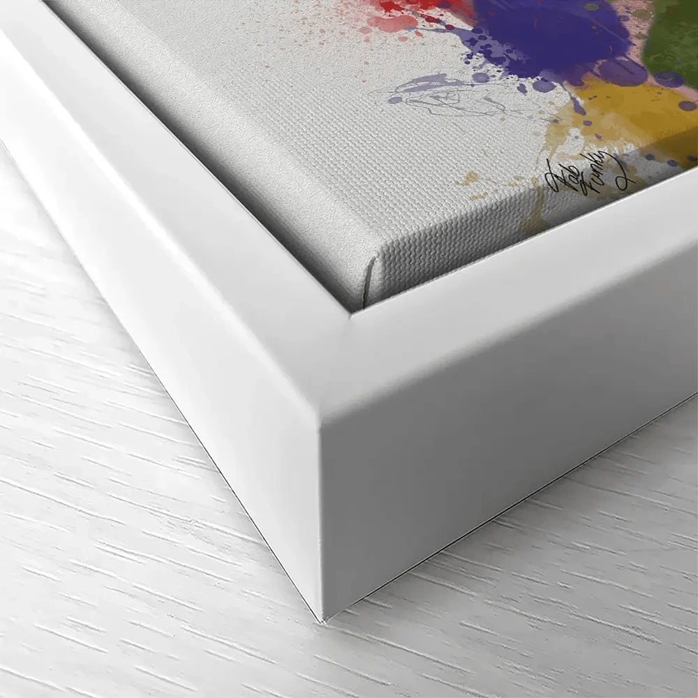 Rainbow Splash Giraffe Trio Canvas Print Rainbow Splash Giraffe Trio Canvas Print wall art product Fab Funky