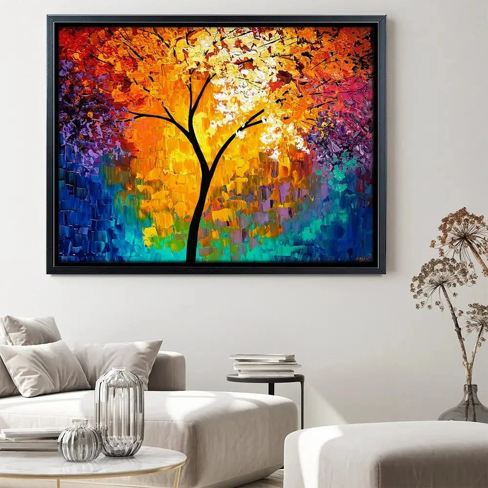 Rainbow Tree Of Life Canvas Print Rainbow Tree Of Life Canvas Print wall art product Osnat Tzadok
