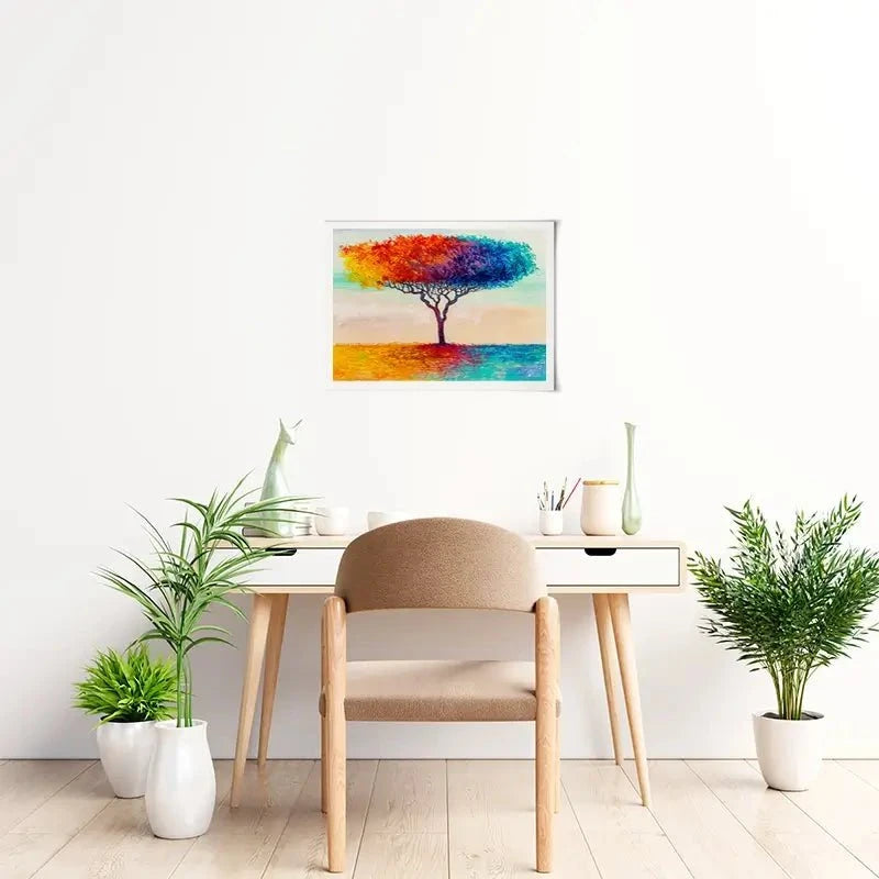 Rainbow Tree Oil Painting Art Print Rainbow Tree Oil Painting Art Print wall art product S-Belov / Shutterstock