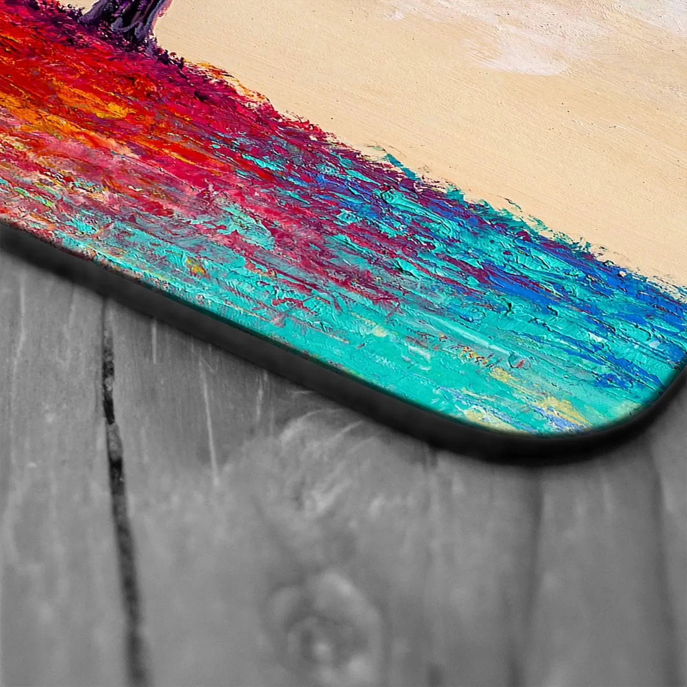 Rainbow Tree Oil Painting Coaster Set Rainbow Tree Oil Painting Coaster Set wall art product S-BELOV / Shutterstock