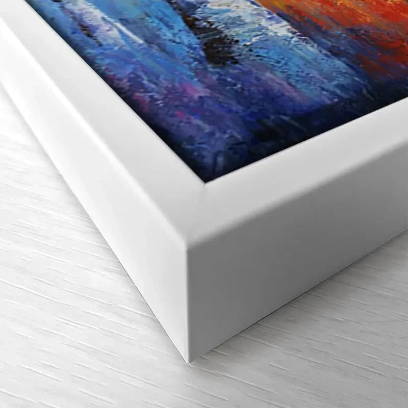 Rainbow Tree Trunks Canvas Print Rainbow Tree Trunks Canvas Print wall art product CHENYU ARTS / Shutterstock