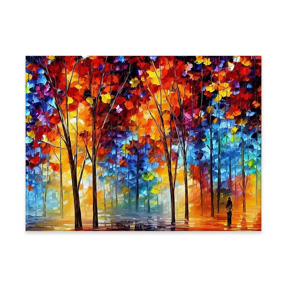 Rainbow Walks Canvas Print Rainbow Walks Canvas Print wall art product Kolokolchi / Shutterstock