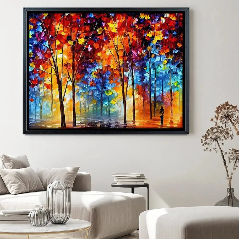 Rainbow Walks Canvas Print Rainbow Walks Canvas Print wall art product Kolokolchi / Shutterstock