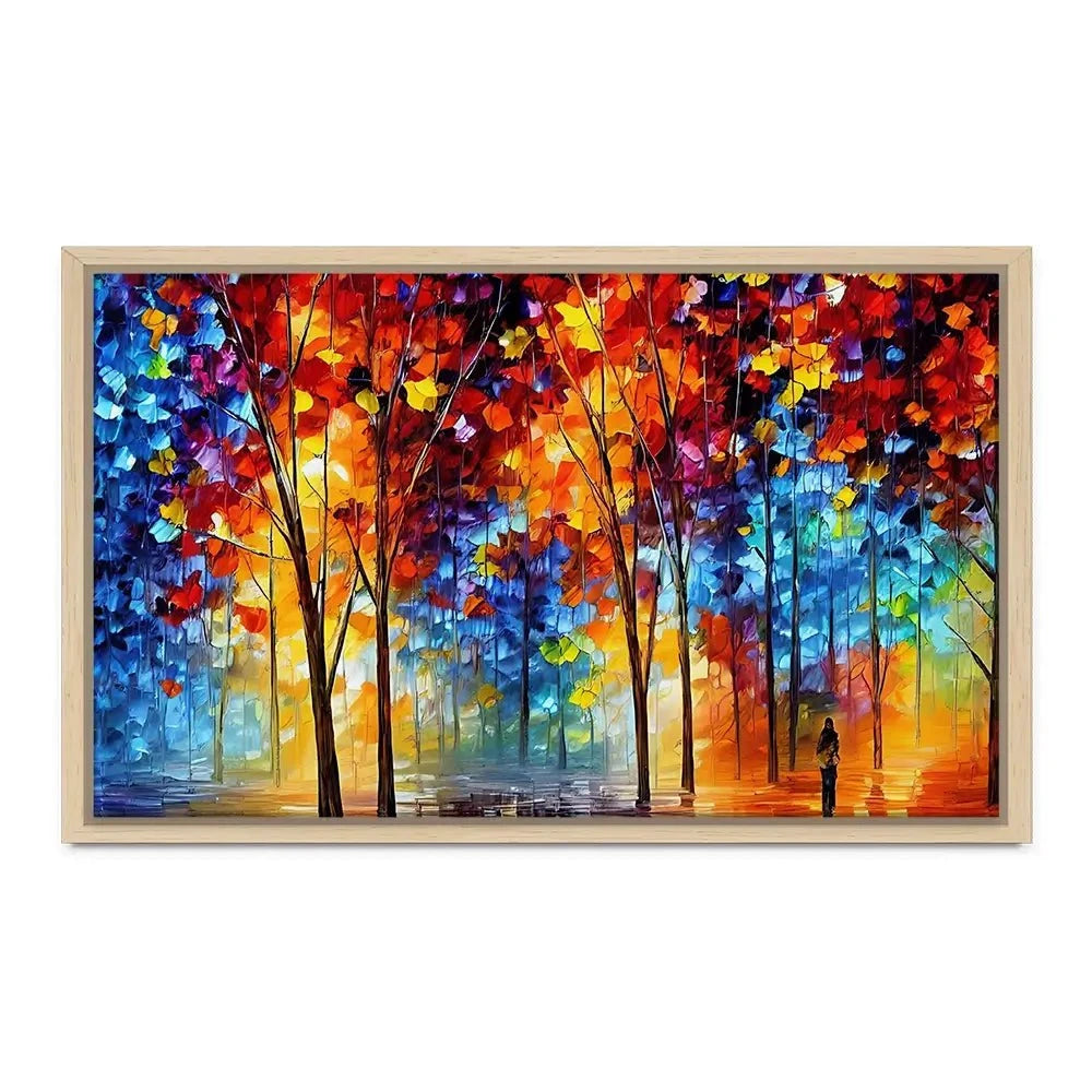 Rainbow Walks Canvas Print Rainbow Walks Canvas Print wall art product Kolokolchi / Shutterstock