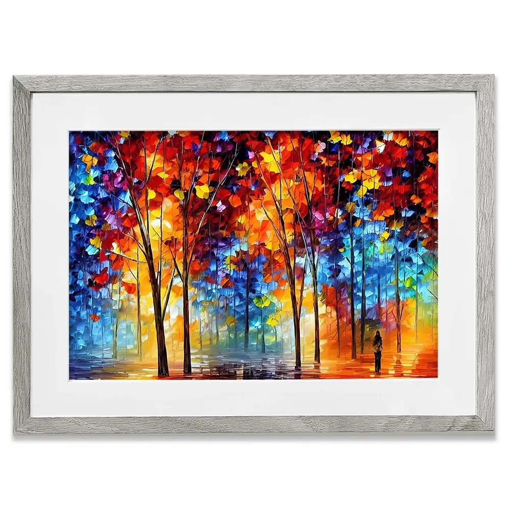 Rainbow Walks Framed Art Print Rainbow Walks Framed Art Print wall art product Kolokolchi / Shutterstock