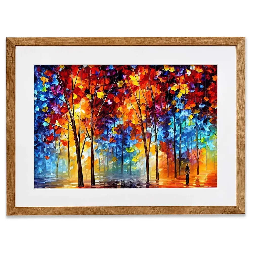 Rainbow Walks Framed Art Print Rainbow Walks Framed Art Print wall art product Kolokolchi / Shutterstock