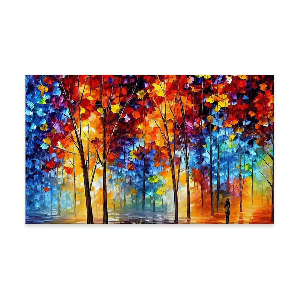 Rainbow Walks Oversized Canvas Print Rainbow Walks Oversized Canvas Print wall art product Art Print Shop