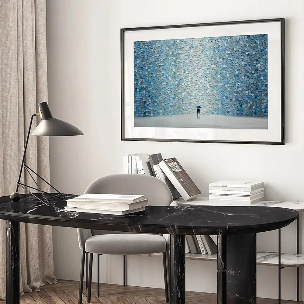 Rainfall Melody Framed Art Print Rainfall Melody Framed Art Print wall art product Ekaterina Ermilkina