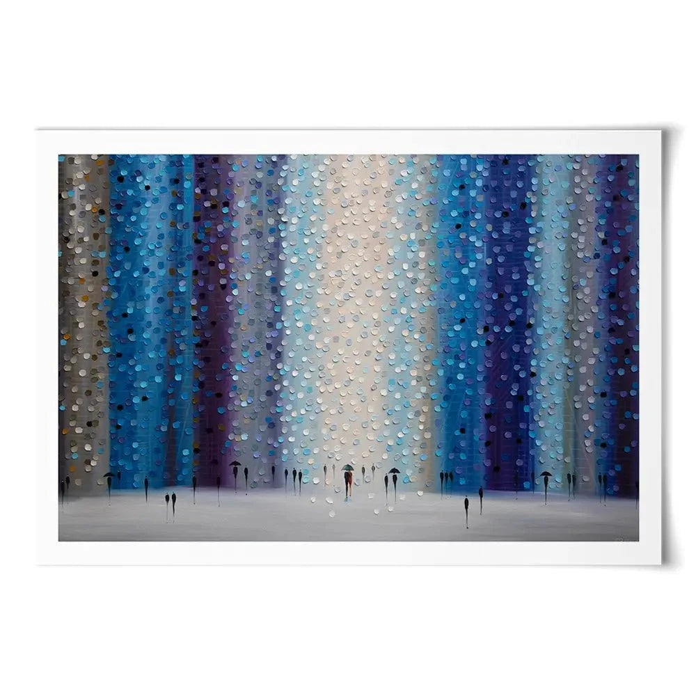 Rainy City For Us Art Print Rainy City For Us Art Print wall art product Ekaterina Ermilkina