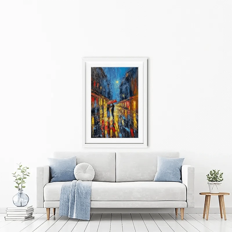 Rainy Date Night Framed Art Print Rainy Date Night Framed Art Print wall art product David Alexander Elder