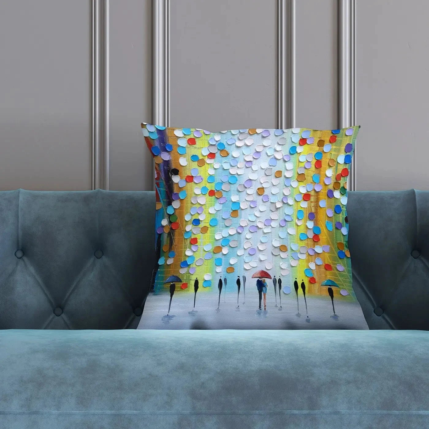 Rainy Fantasy Cushion Rainy Fantasy Cushion wall art product Ekaterina Ermilkina