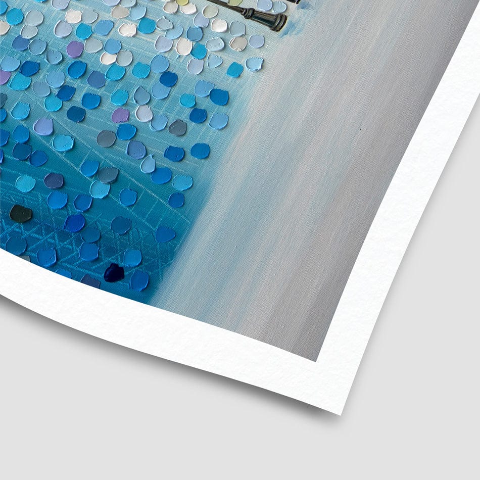 Rainy Streetlight Sonata Art Print wall art product Ekaterina Ermilkina / Independent
