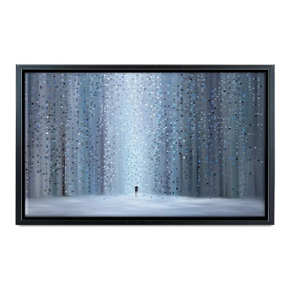 Rainy Stroll Canvas Print Rainy Stroll Canvas Print wall art product Ekaterina Ermilkina
