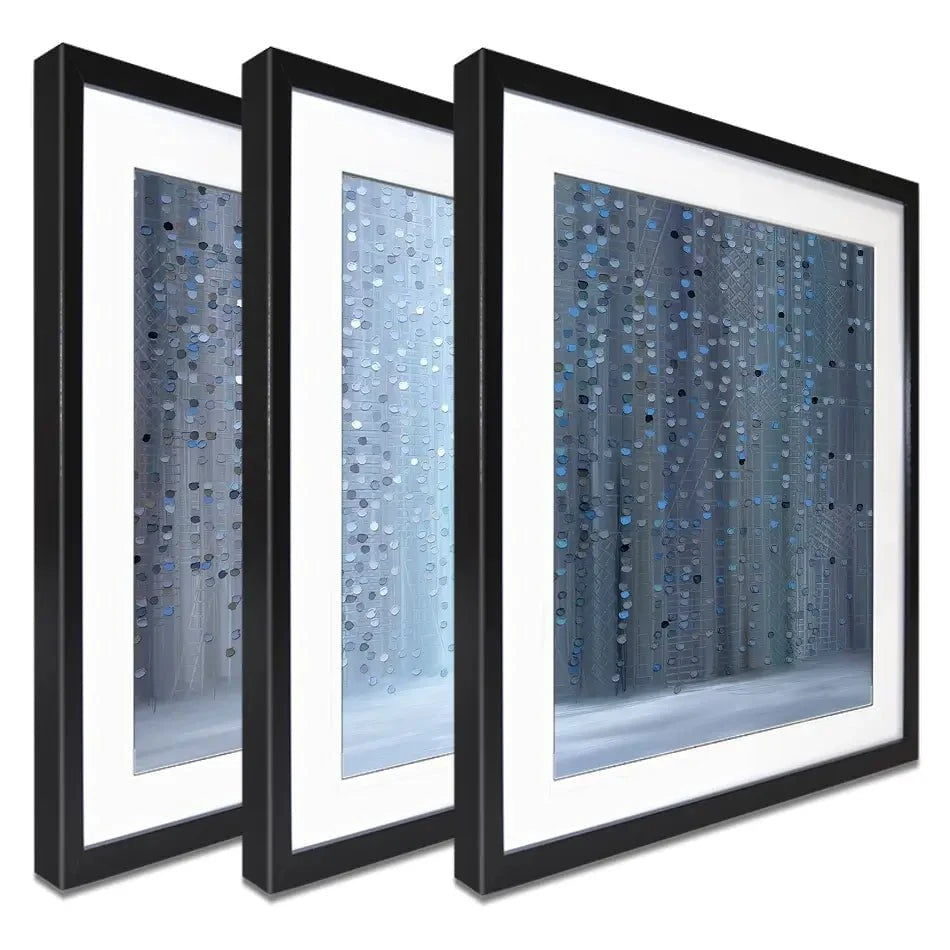Rainy Stroll Framed Art Print Trio Rainy Stroll Framed Art Print Trio wall art product Ekaterina Ermilkina
