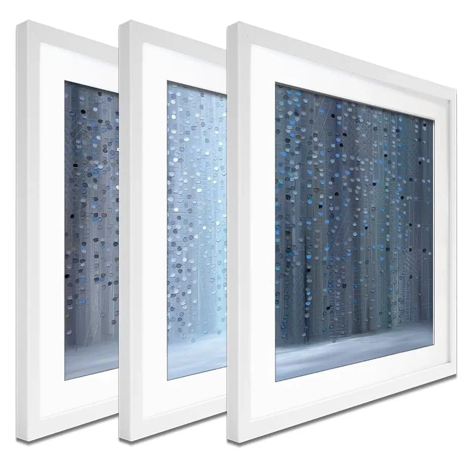 Rainy Stroll Framed Art Print Trio Rainy Stroll Framed Art Print Trio wall art product Ekaterina Ermilkina