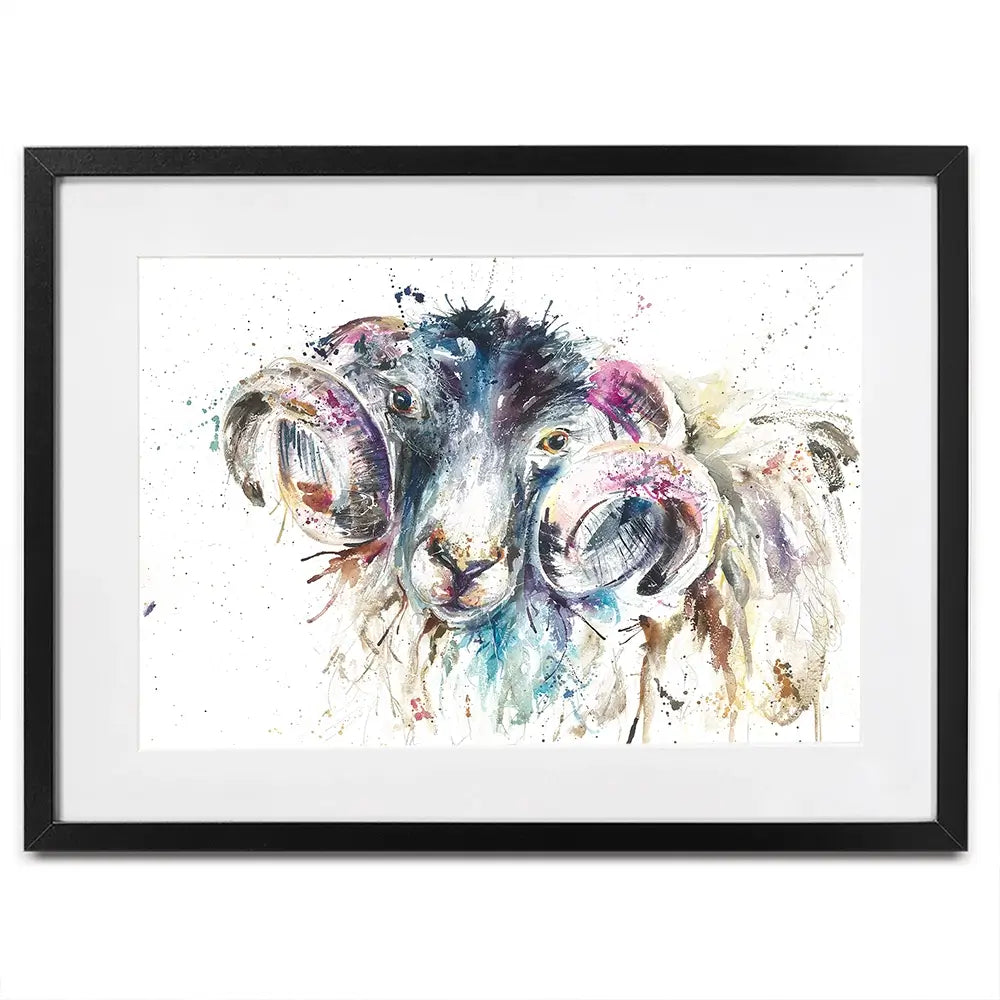 Ram Framed Art Print Ram Framed Art Print wall art product Nicola Jane Rowles