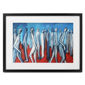 Red Carpet Framed Art Print Red Carpet Framed Art Print wall art product Maria Moretti