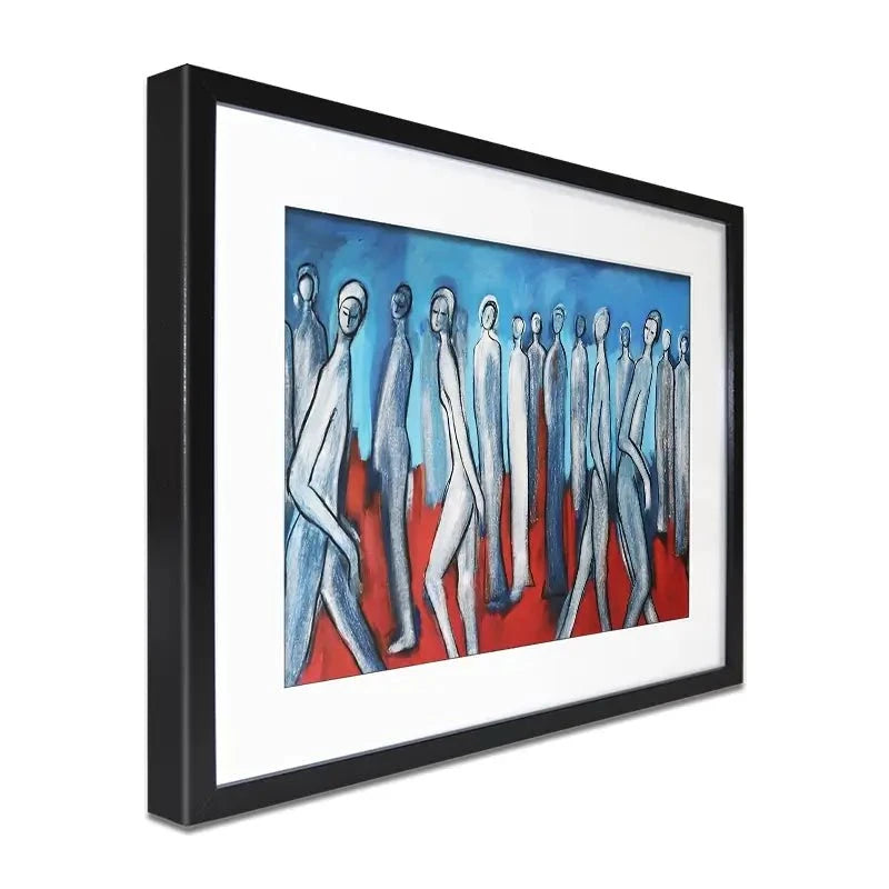 Red Carpet Framed Art Print Red Carpet Framed Art Print wall art product Maria Moretti