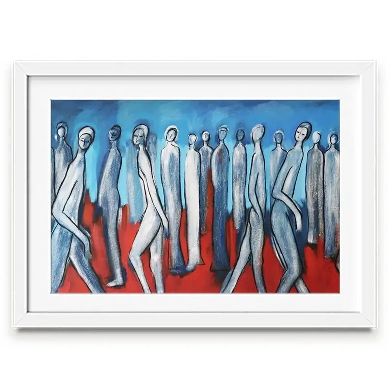 Red Carpet Framed Art Print Red Carpet Framed Art Print wall art product Maria Moretti