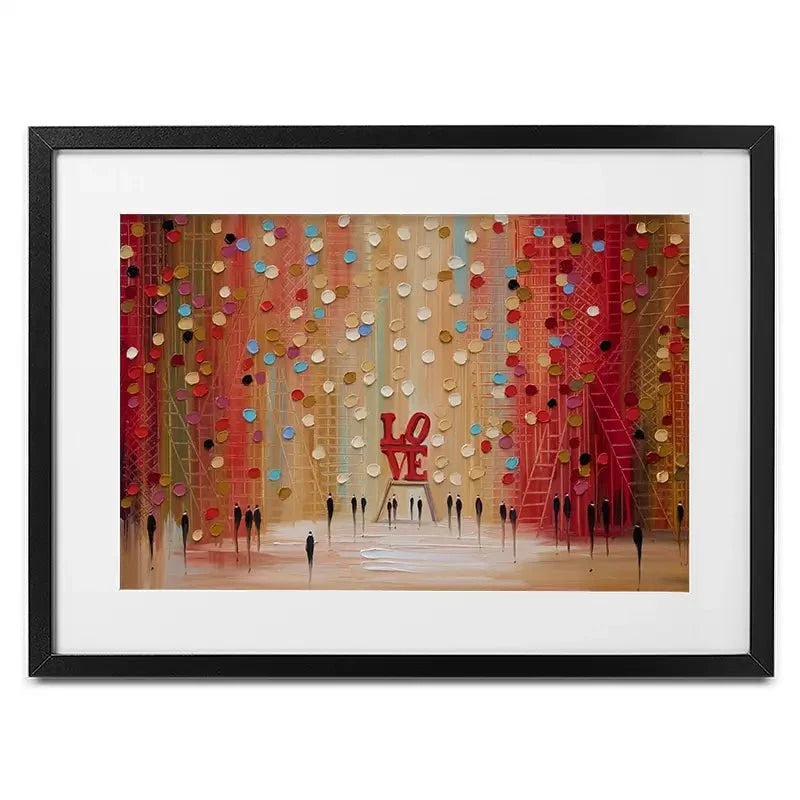 Red Love Framed Art Print Red Love Framed Art Print wall art product Ekaterina Ermilkina