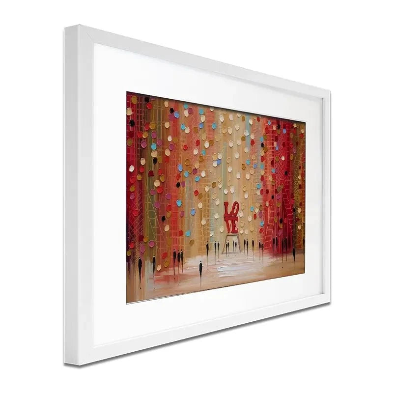 Red Love Framed Art Print Red Love Framed Art Print wall art product Ekaterina Ermilkina