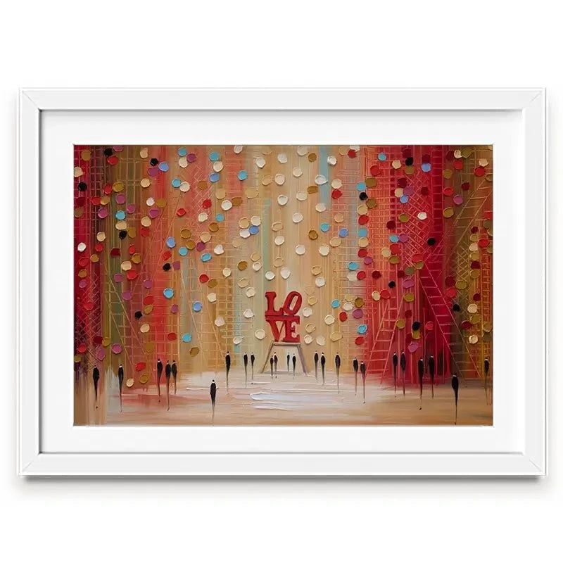 Red Love Framed Art Print Red Love Framed Art Print wall art product Ekaterina Ermilkina