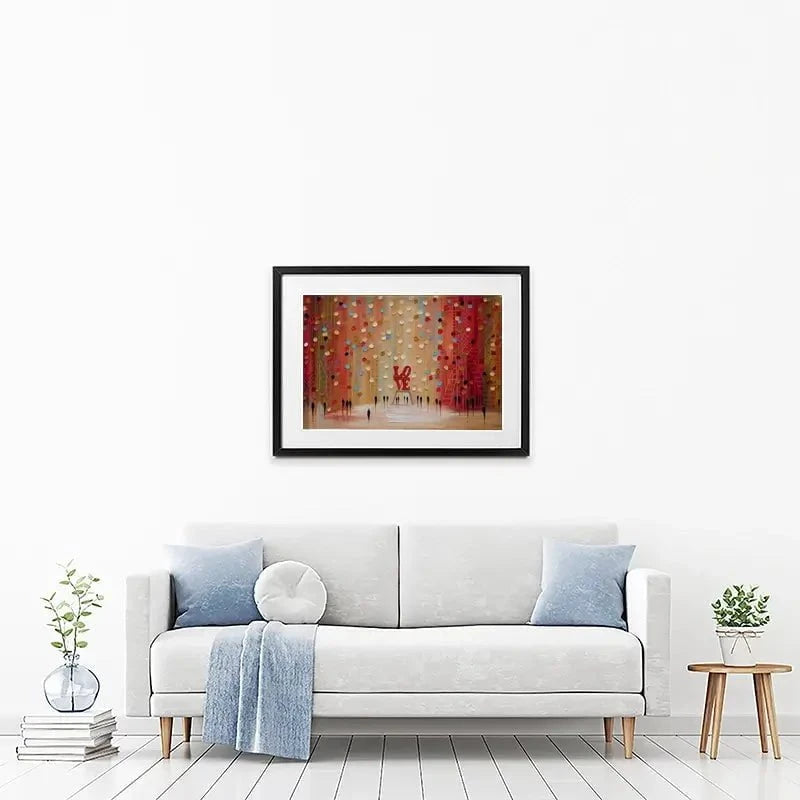 Red Love Framed Art Print Red Love Framed Art Print wall art product Ekaterina Ermilkina