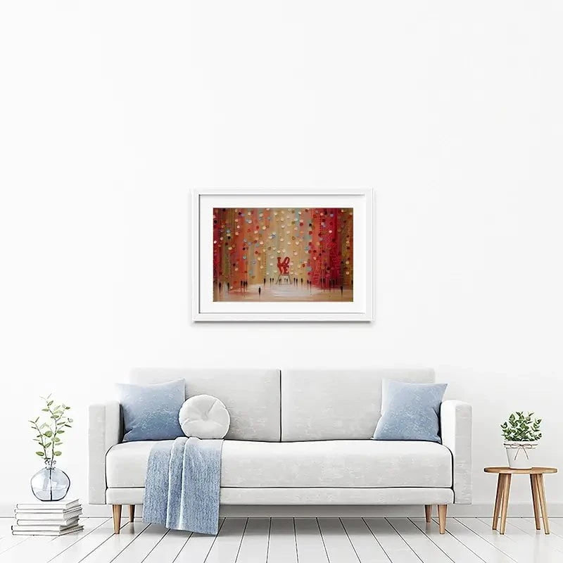 Red Love Framed Art Print Red Love Framed Art Print wall art product Ekaterina Ermilkina