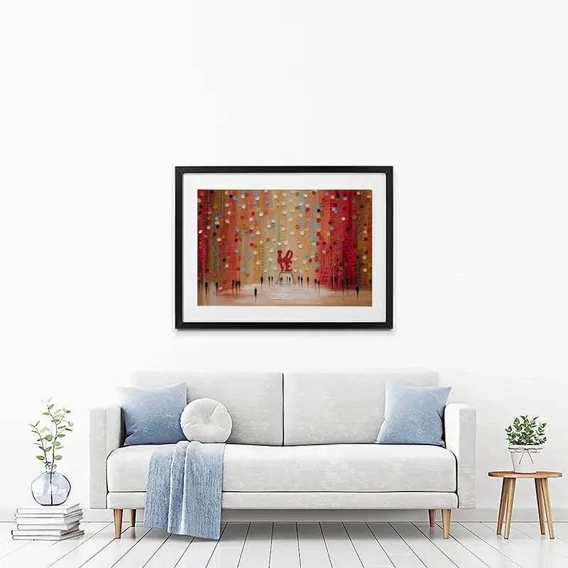 Red Love Framed Art Print Red Love Framed Art Print wall art product Ekaterina Ermilkina