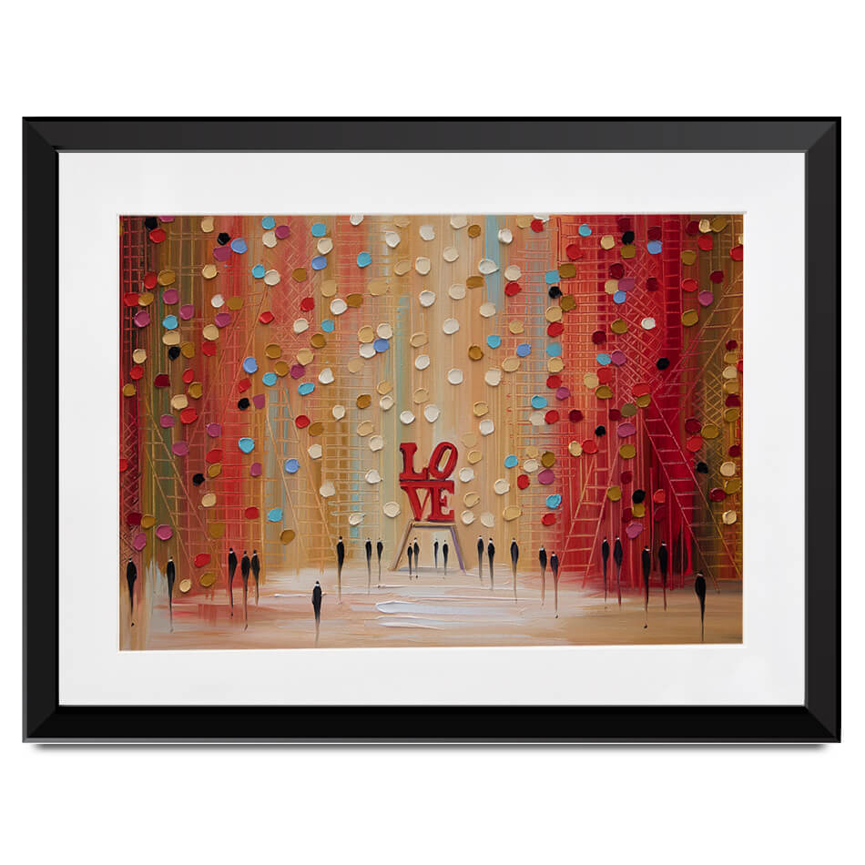 Red Love Framed Art Print Red Love Framed Art Print wall art product Ekaterina Ermilkina