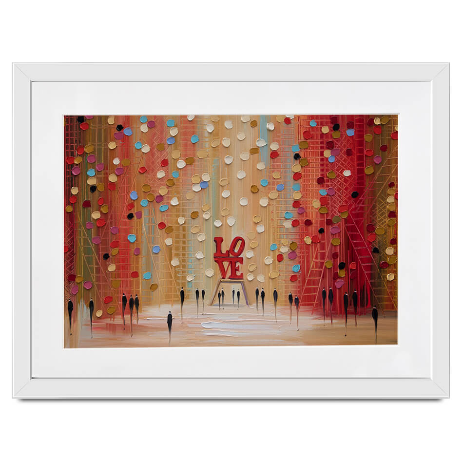 Red Love Framed Art Print Red Love Framed Art Print wall art product Ekaterina Ermilkina
