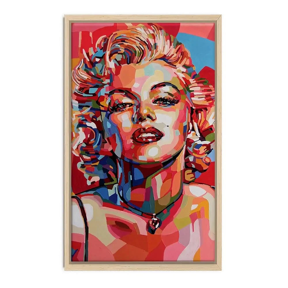 Red Marilyn Canvas Print Red Marilyn Canvas Print wall art product Art Print Shop