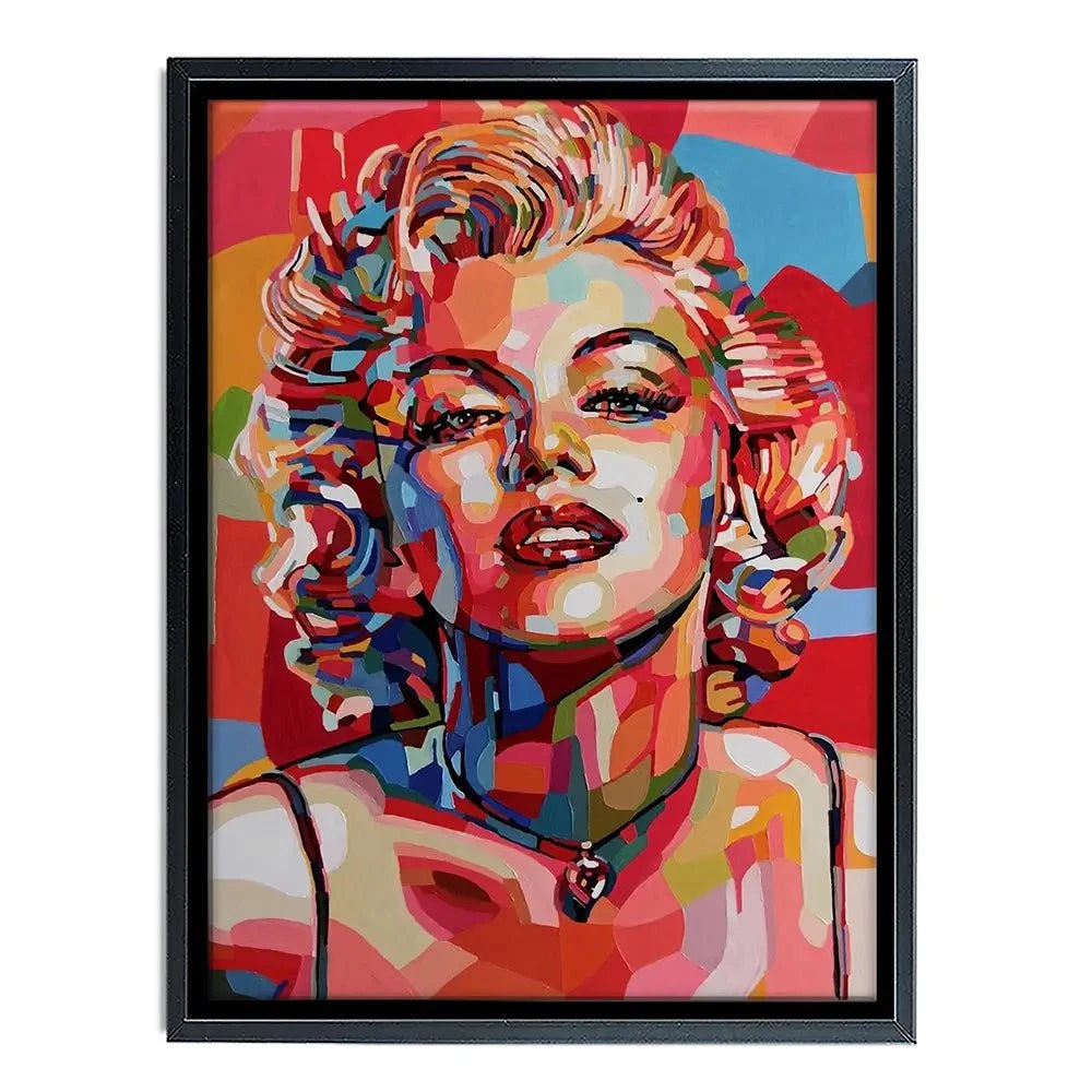 Red Marilyn Canvas Print Red Marilyn Canvas Print wall art product Art Print Shop