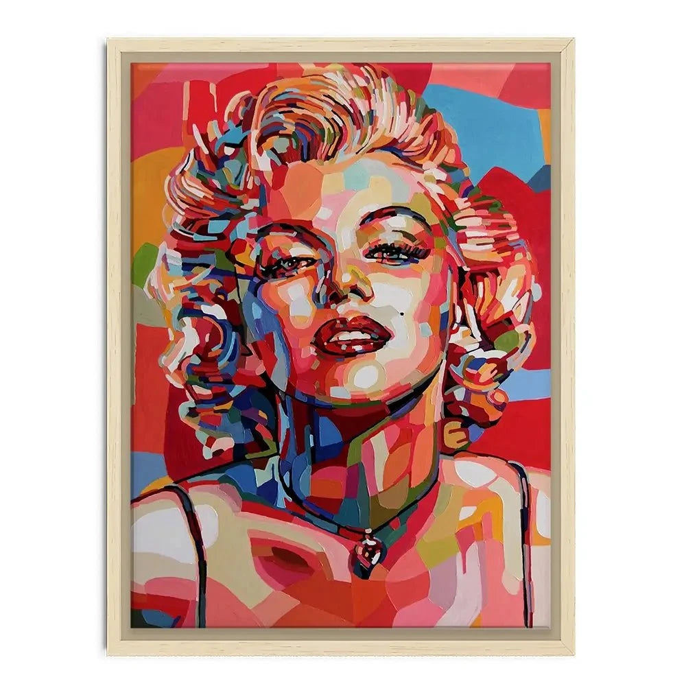Red Marilyn Canvas Print Red Marilyn Canvas Print wall art product Art Print Shop