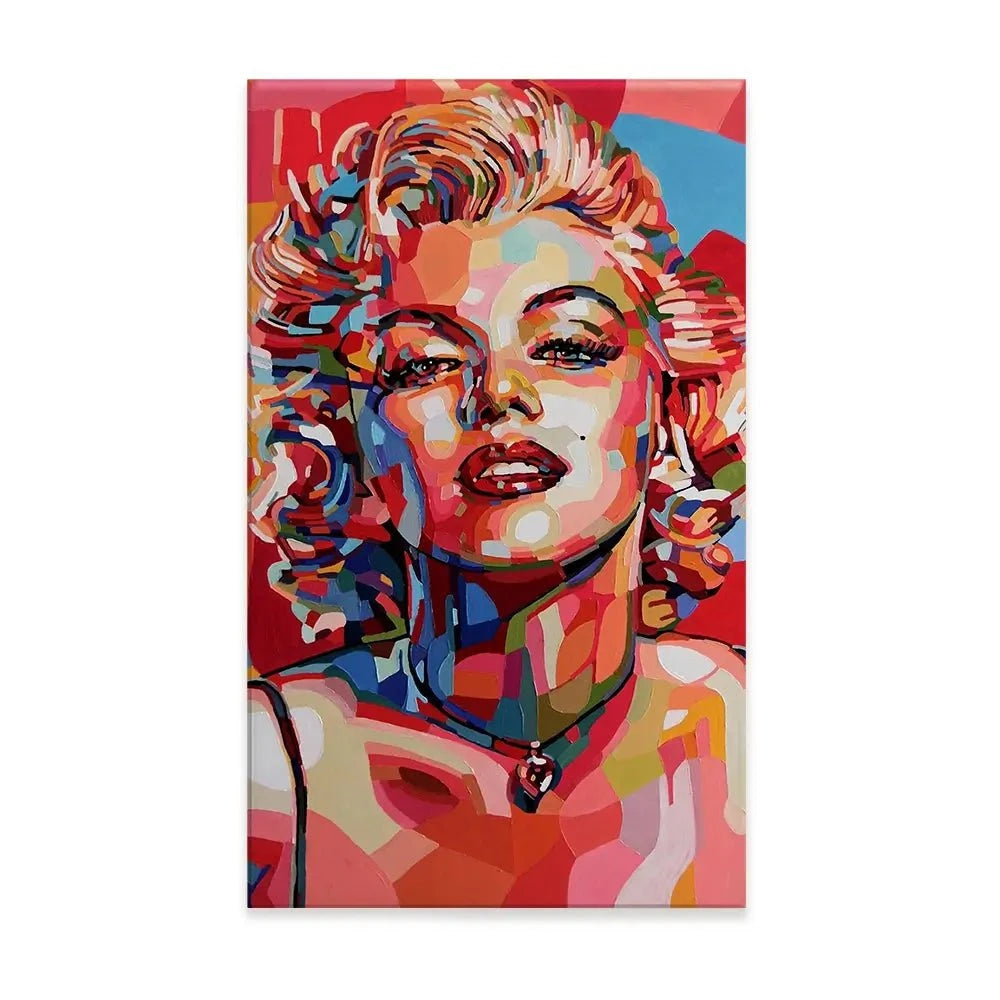 Red Marilyn Canvas Print Red Marilyn Canvas Print wall art product Art Print Shop