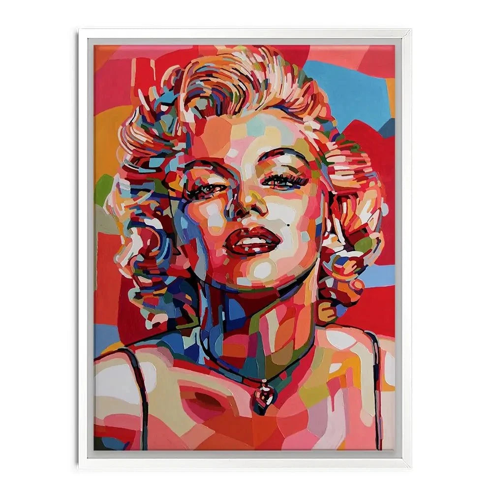 Red Marilyn Canvas Print Red Marilyn Canvas Print wall art product Art Print Shop