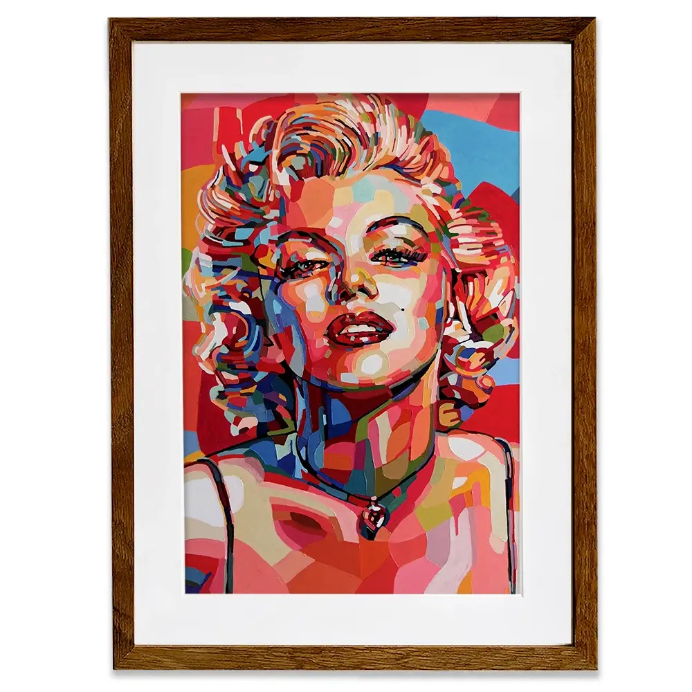 Red Marilyn Framed Art Print Red Marilyn Framed Art Print wall art product Art Print Shop
