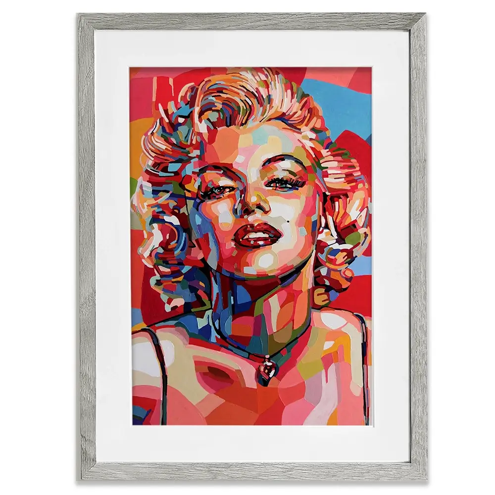 Red Marilyn Framed Art Print Red Marilyn Framed Art Print wall art product Art Print Shop